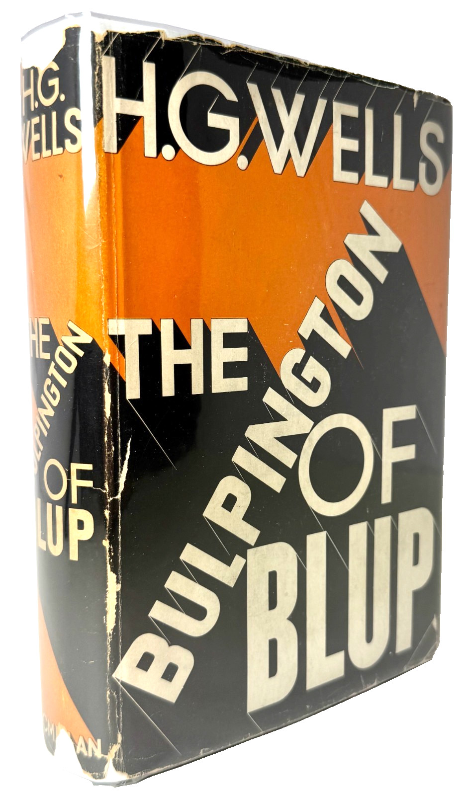 The Bulpington of Blup, HG Wells 1933 HCDJ 1st US edition 1st printing in Mylar