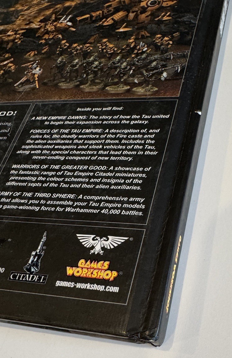 Games Workshop Warhammer 40,000 Tau Empire Codex 2012 Hardcover