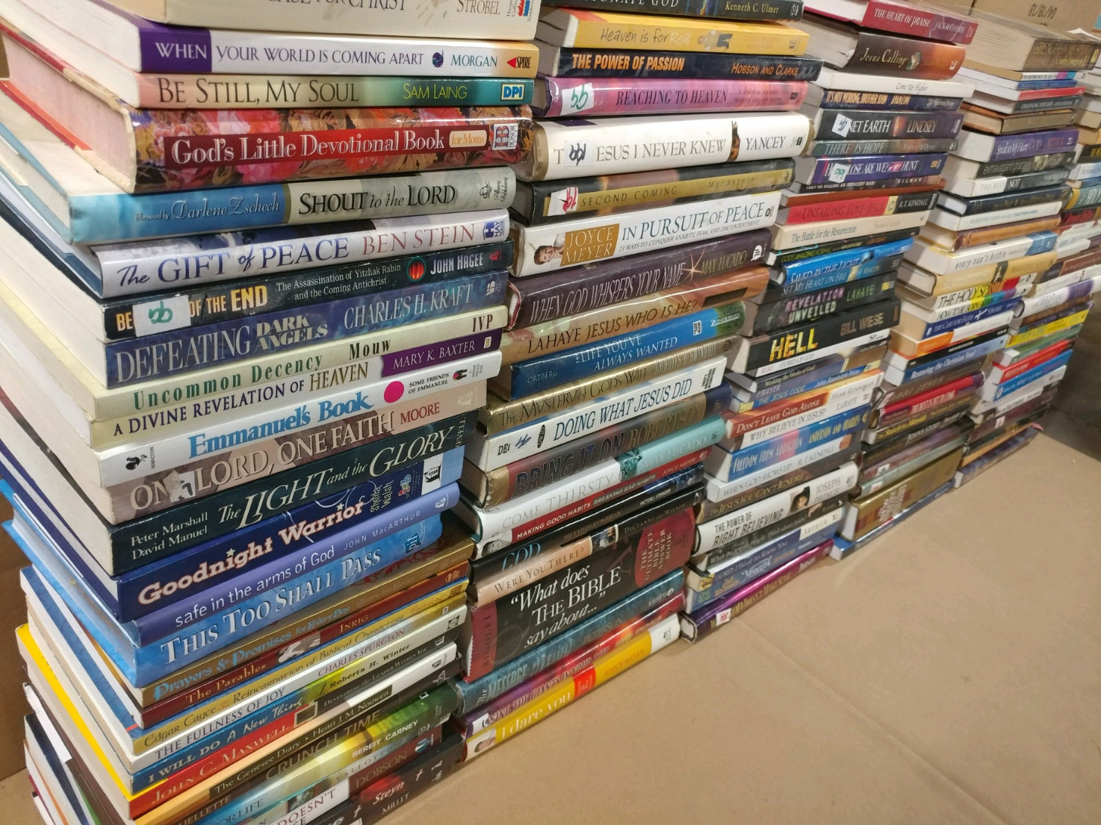 Lot of 10 Pounds LB Christian Prayer Bible Jesus Theology Story Book RANDOM*MIX