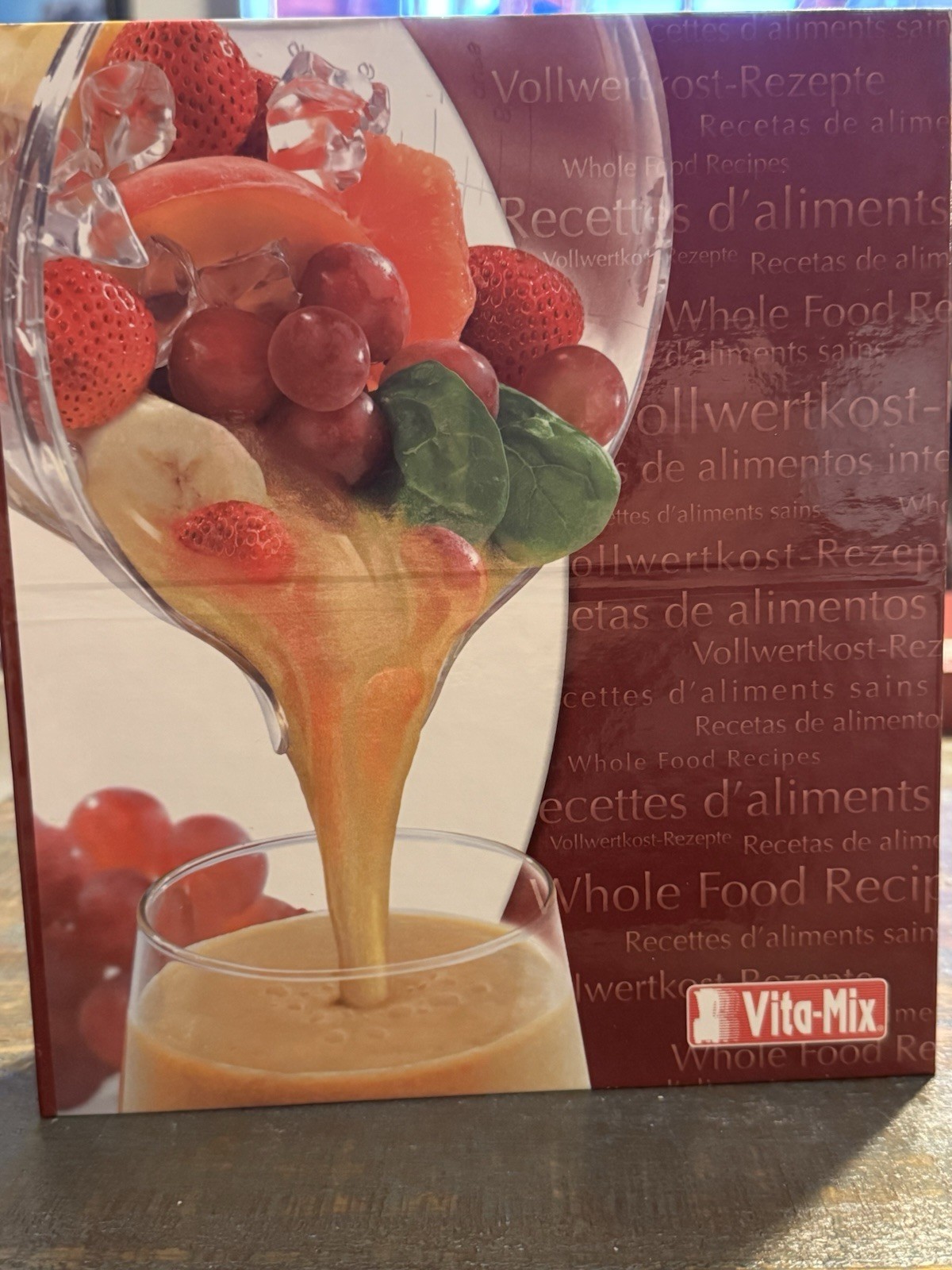 Vita-Mix Whole Food Recipes Binder Cookbook Tabbed Sections