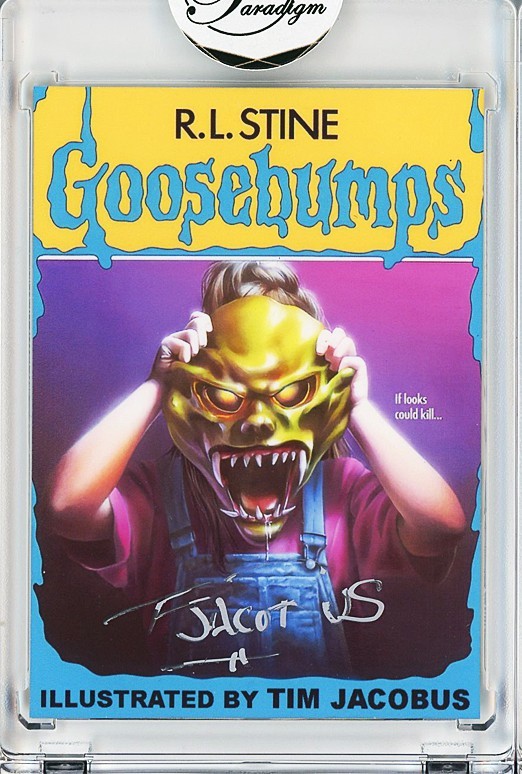 -GOOSEBUMPS- Tim Jacobus Signed/Autograph/Auto Certified Horror Book Artist Card