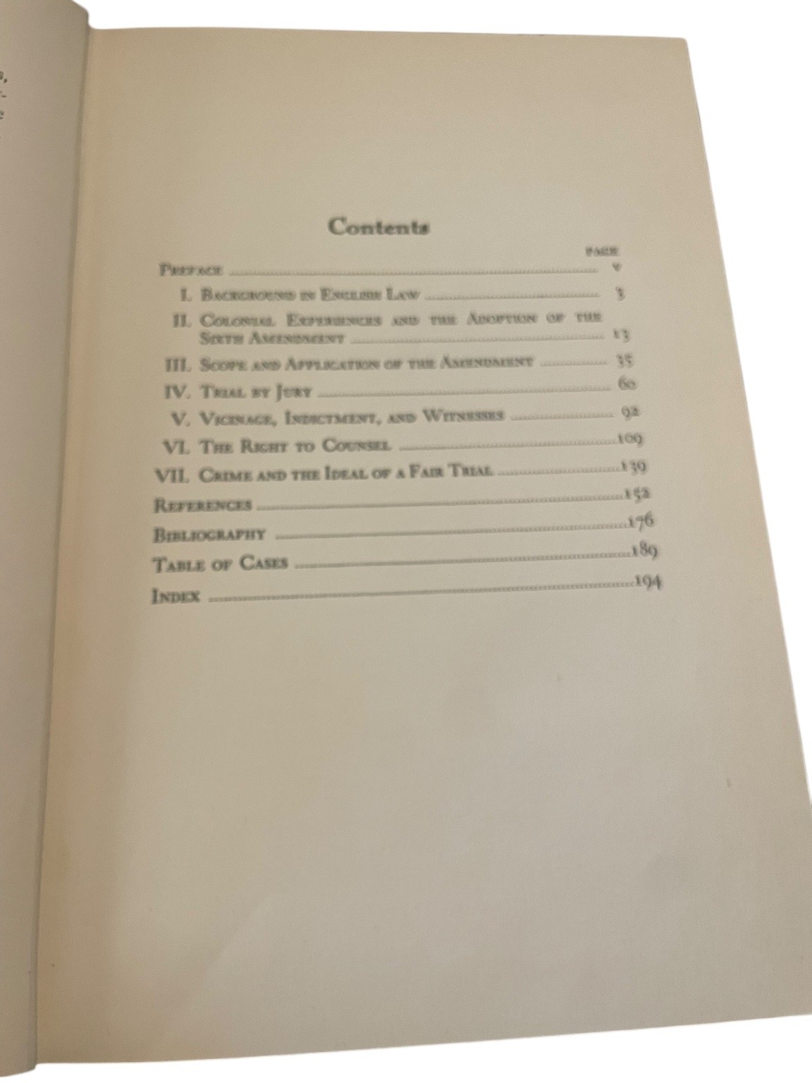 The Sixth Amendment to the Constitution Francis H. Heller 1951 University of
