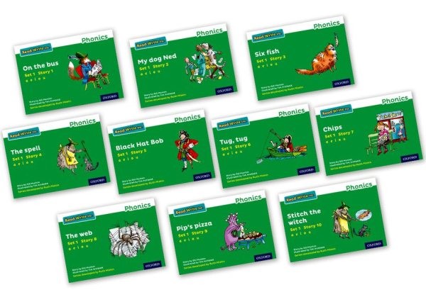 Read Write Inc. Phonics: Green Set 1 Storybooks Mixed Pack Of 10 by Munton, G…