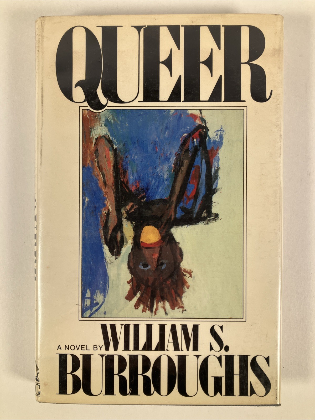 Queer 1985 William Burroughs First edition 1st printing HC DJ clippings heroin