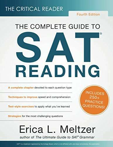The Critical Reader, Fourth Edition: The Complete Guide to SAT Reading – GOOD