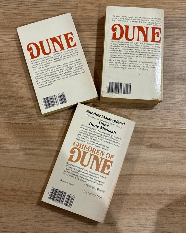 Vintage Dune Trilogy Complete Box Set 1977 Berkley Medallion Frank Herbert