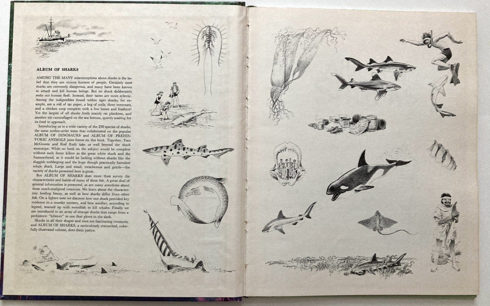 VTG Rand McNally lot 3 Album of Sharks Astronomy Dinosaurs Tom McGowen Rod Ruth