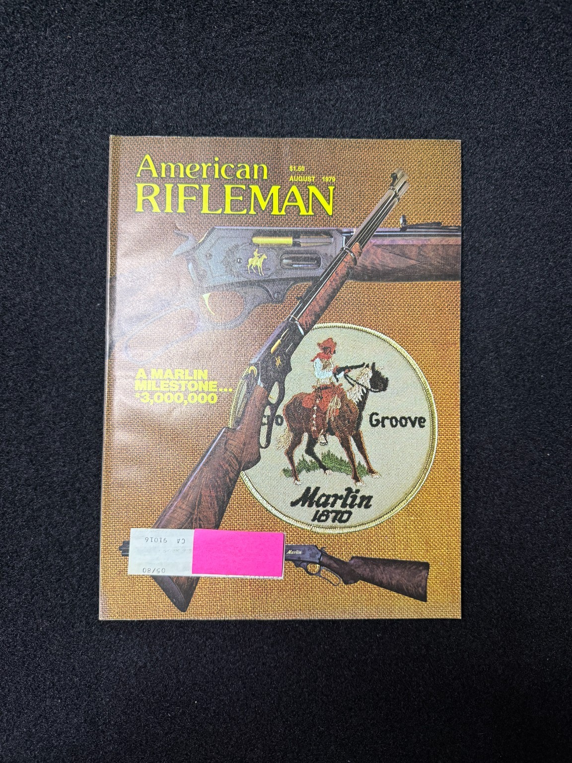American Rifleman August 1979 NRA Magazine Winchester XTR Marlin Vintage Gun