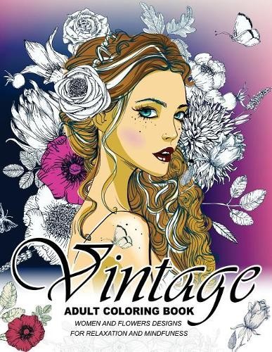 Adult Coloring Book Vintage Coloring Books for Adults (Paperback)