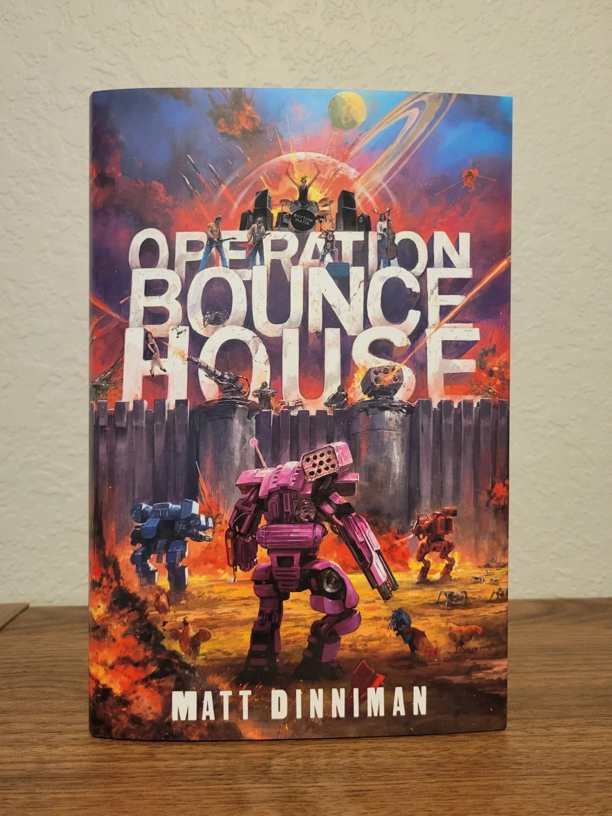 Matt Dinniman OPERATION BOUNCE HOUSE Broken Binding SIGNED First Edition