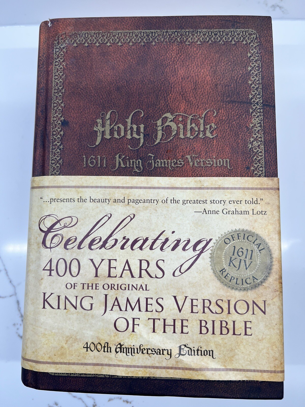 Holy Bible by Zondervan Bibles Staff (2011, Hardcover) 400th Anniversary Edition