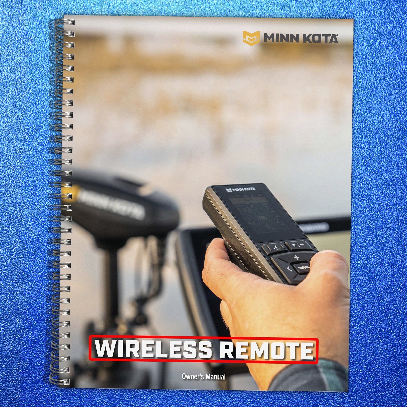 MINN KOTA Advanced GPS Navigation Wireless Remote Owners Manual CLOSURE w COVERS