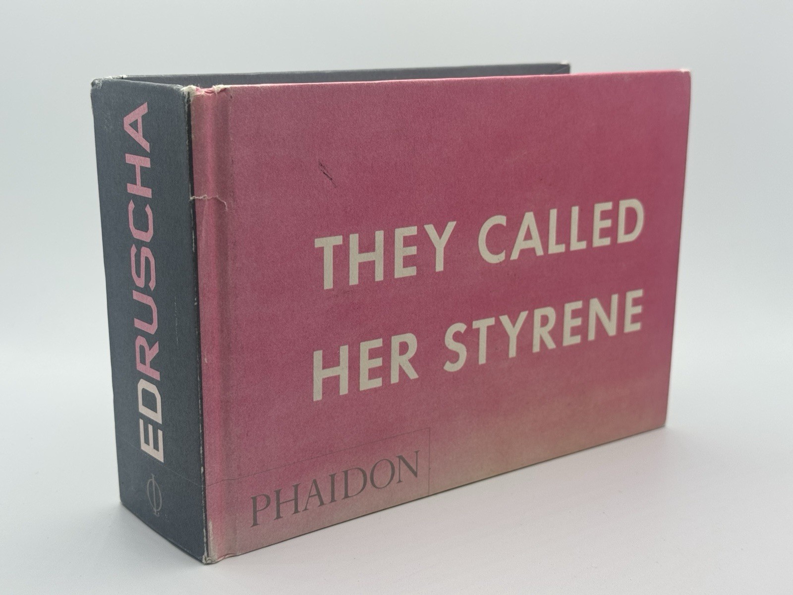They Called Her Styrene Etc Hardback 2000 Ed Ruscha 7.5 x 5 Phaidon Press