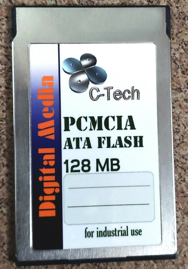 128MB ATA Flash PC Card (PCMCIA)