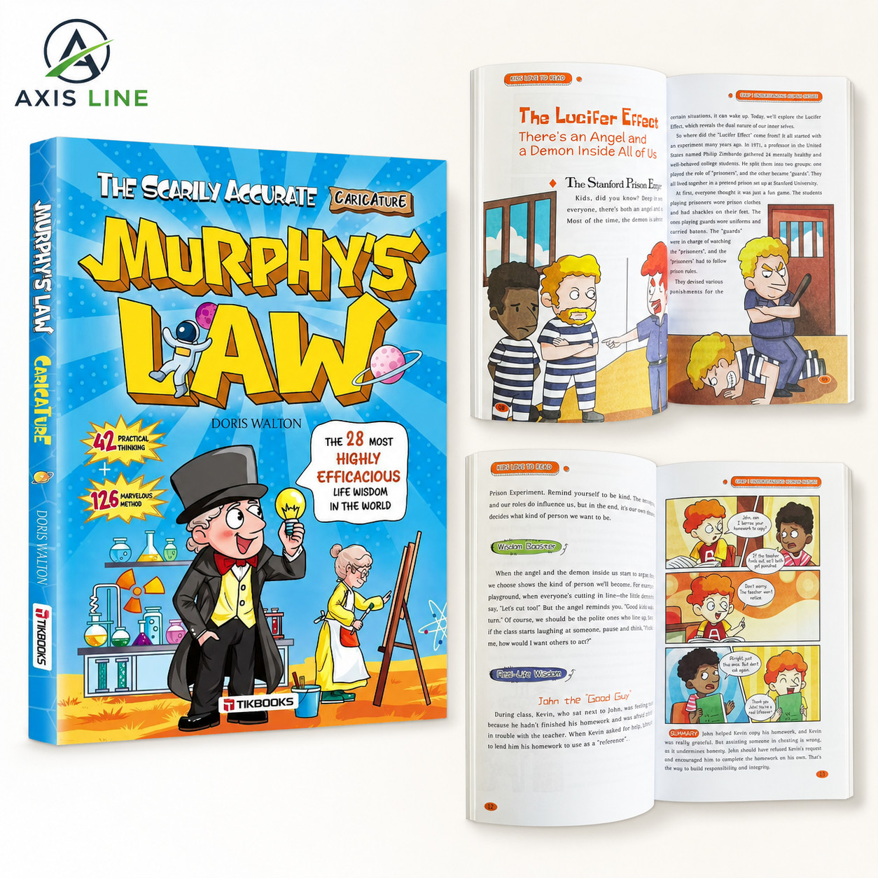 Murphy’s Law Learning Book for Kids 8-12 with 128 Pages Paperback Illustrated