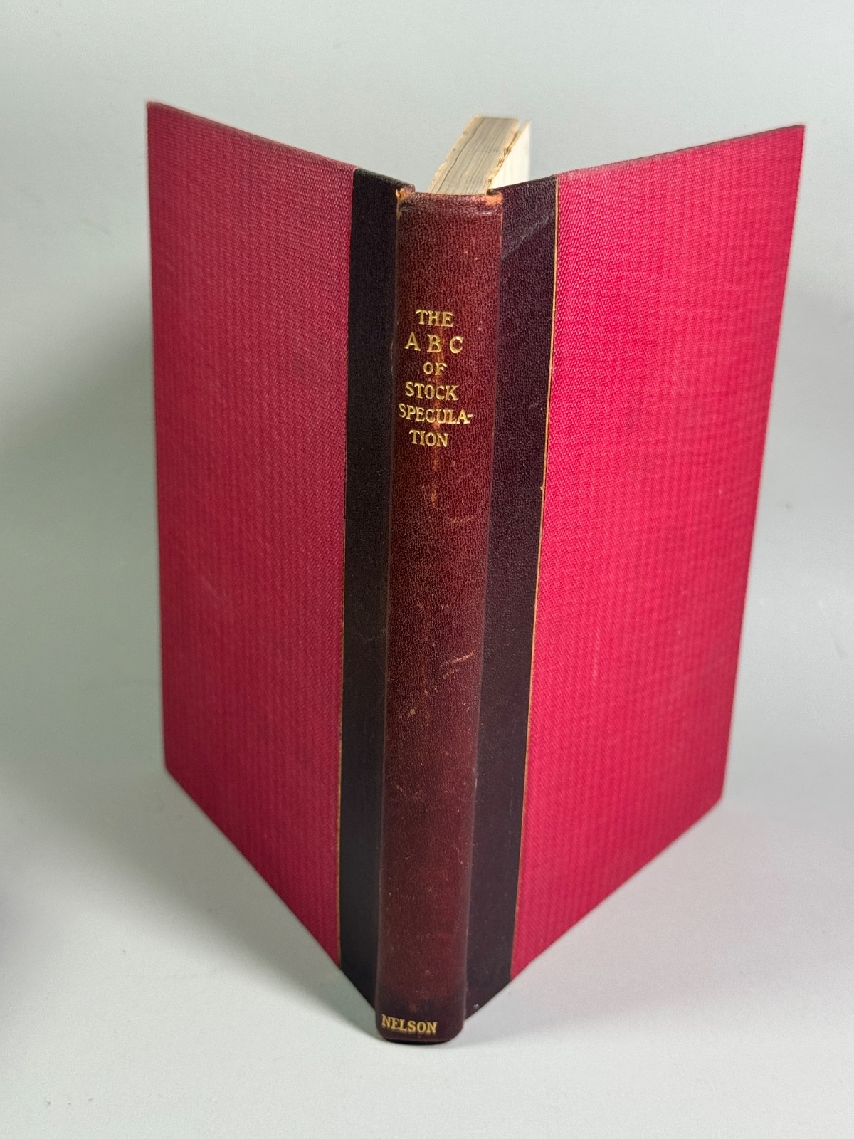 ABC of Wall Street, 1900. Nelson, 1st Edition, Deluxe Binding, Wall Street