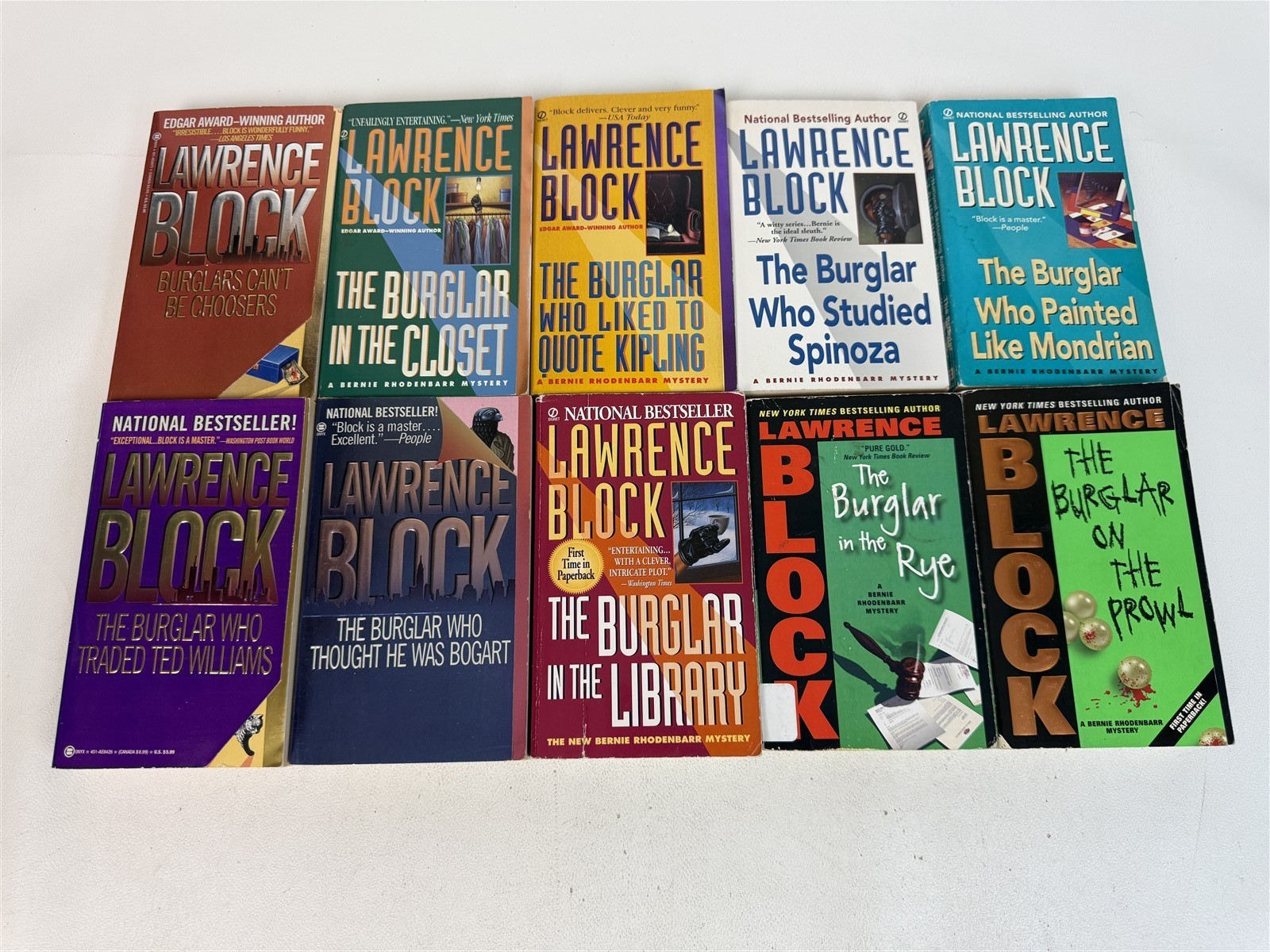 Lawrence Block Lot 10 Bernie Rhodenbarr BURGLAR Can’t Be Choosers – On the Prowl