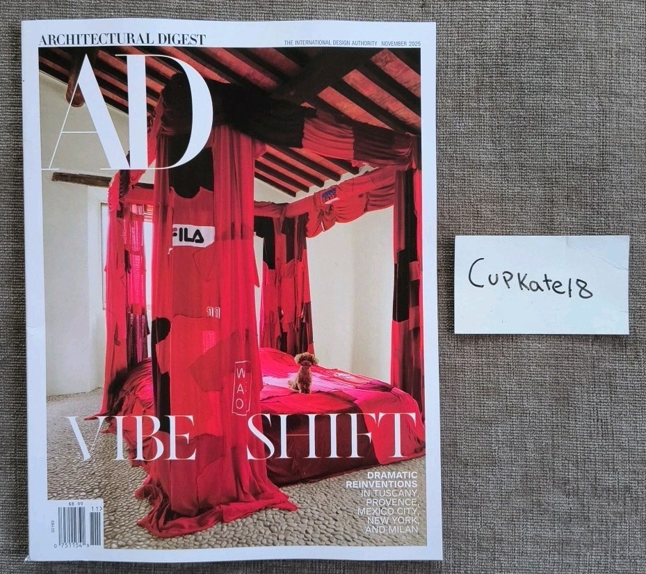 Architectural Digest Magazine November 2025 Vibe Shift Issue NEW AD New York Nov