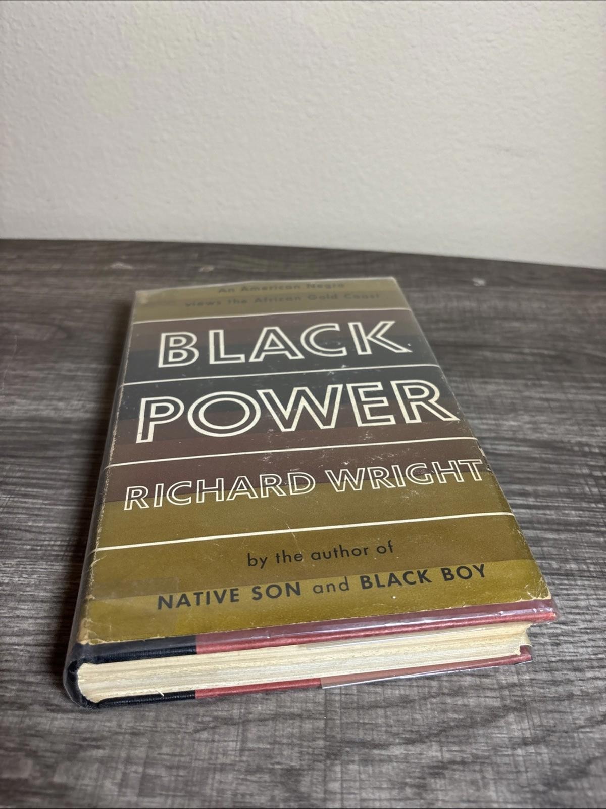 Black Power Richard Wright First Printing 1954, VG HC/DJ