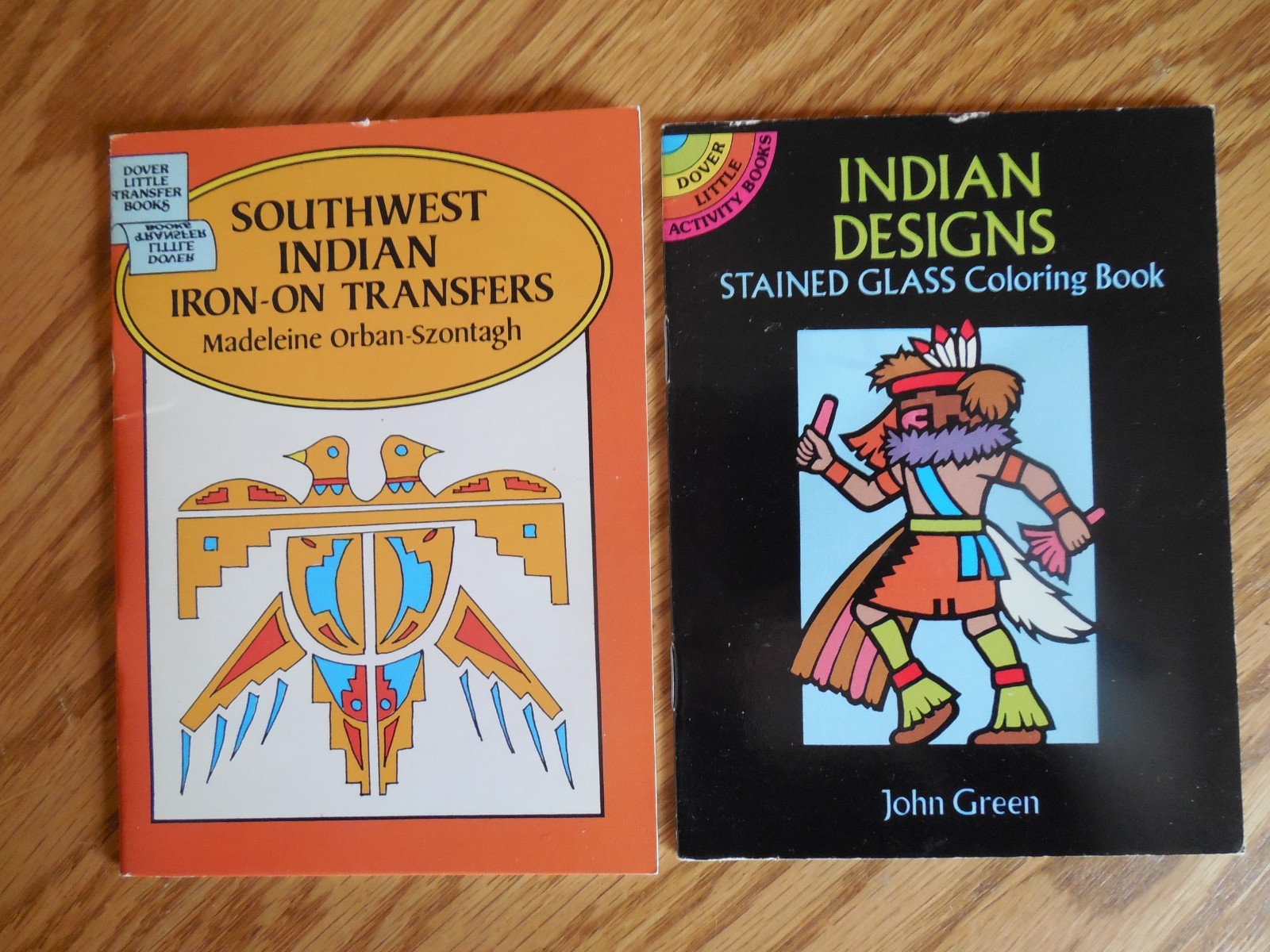 NEW Lot of 2 Dover Little Activity Books: Southwest Indian Iron-On Transfers ++
