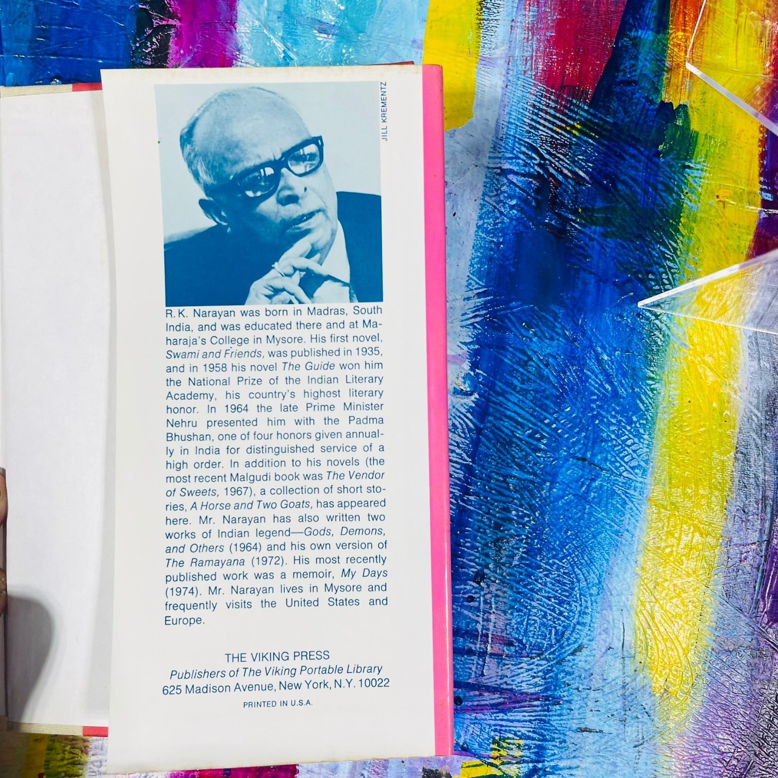 The Painter of Signs R.K. Narayan 1976 First Edition Second Printing Viking