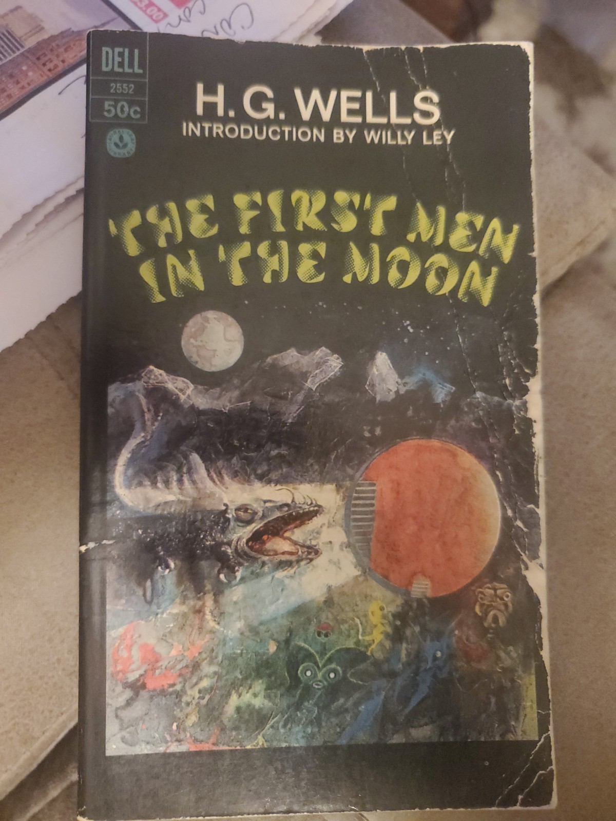 H.G. WELLS THE FIRST MEN IN THE MOON – 1ST PB PRINT 1967