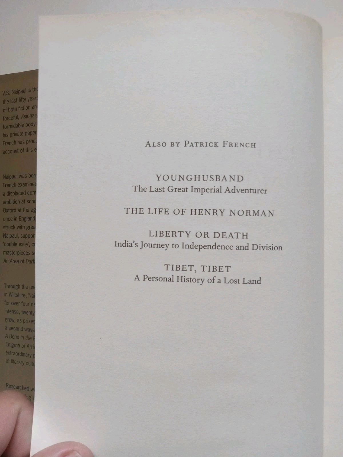 SIGNED Patrick French The World Is What It Is 1st Ed V.S. Naipaul Biography
