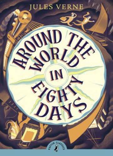 Around the World in Eighty Days (Puffin Classics) – Paperback – GOOD
