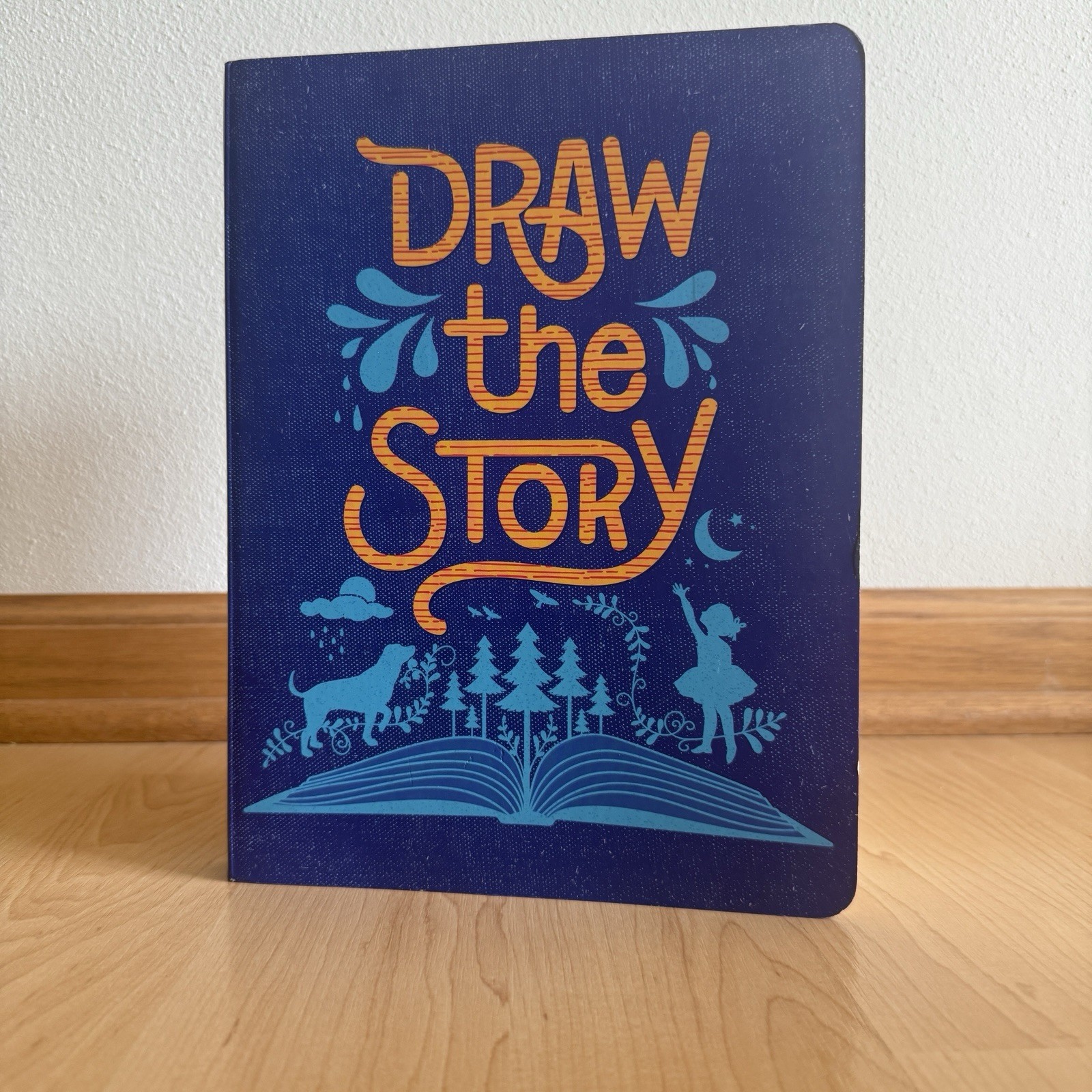NEW Piccadilly Draw The Story Journal Guided Sketchbook w/ 100 Drawing Prompts