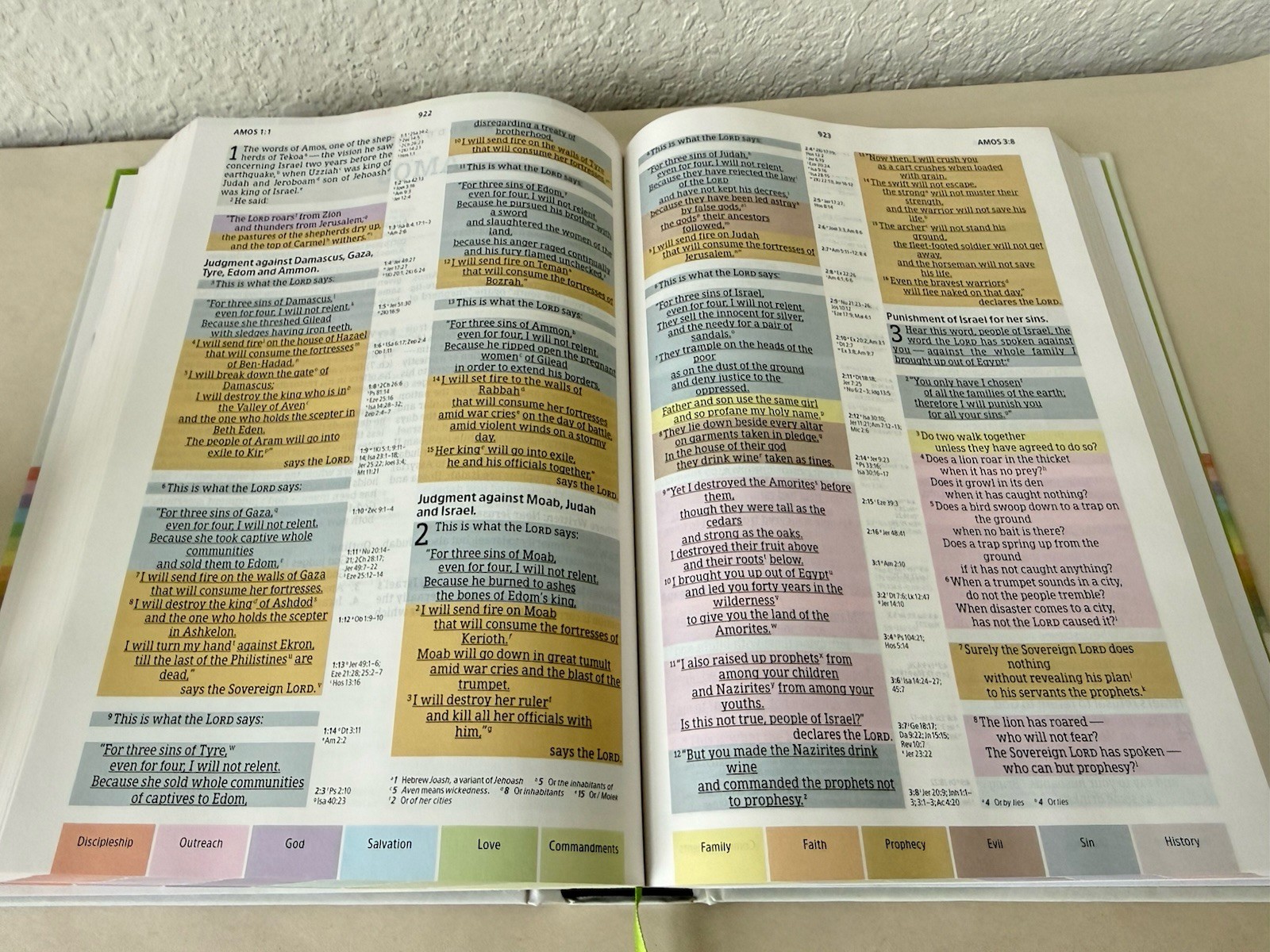NIV Rainbow Study Bible, Jacketed Hardcover by Holman Bible Publishers 2015