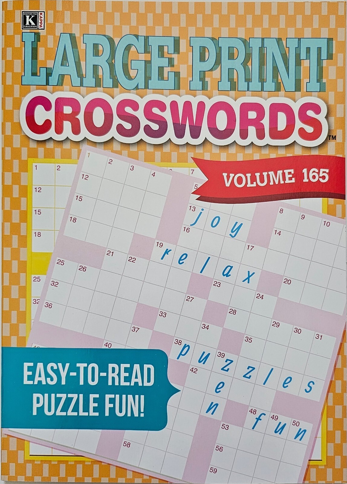 Kappa Large Print Crosswords Puzzle Books, 32 Different Volumes to Select U-PICK