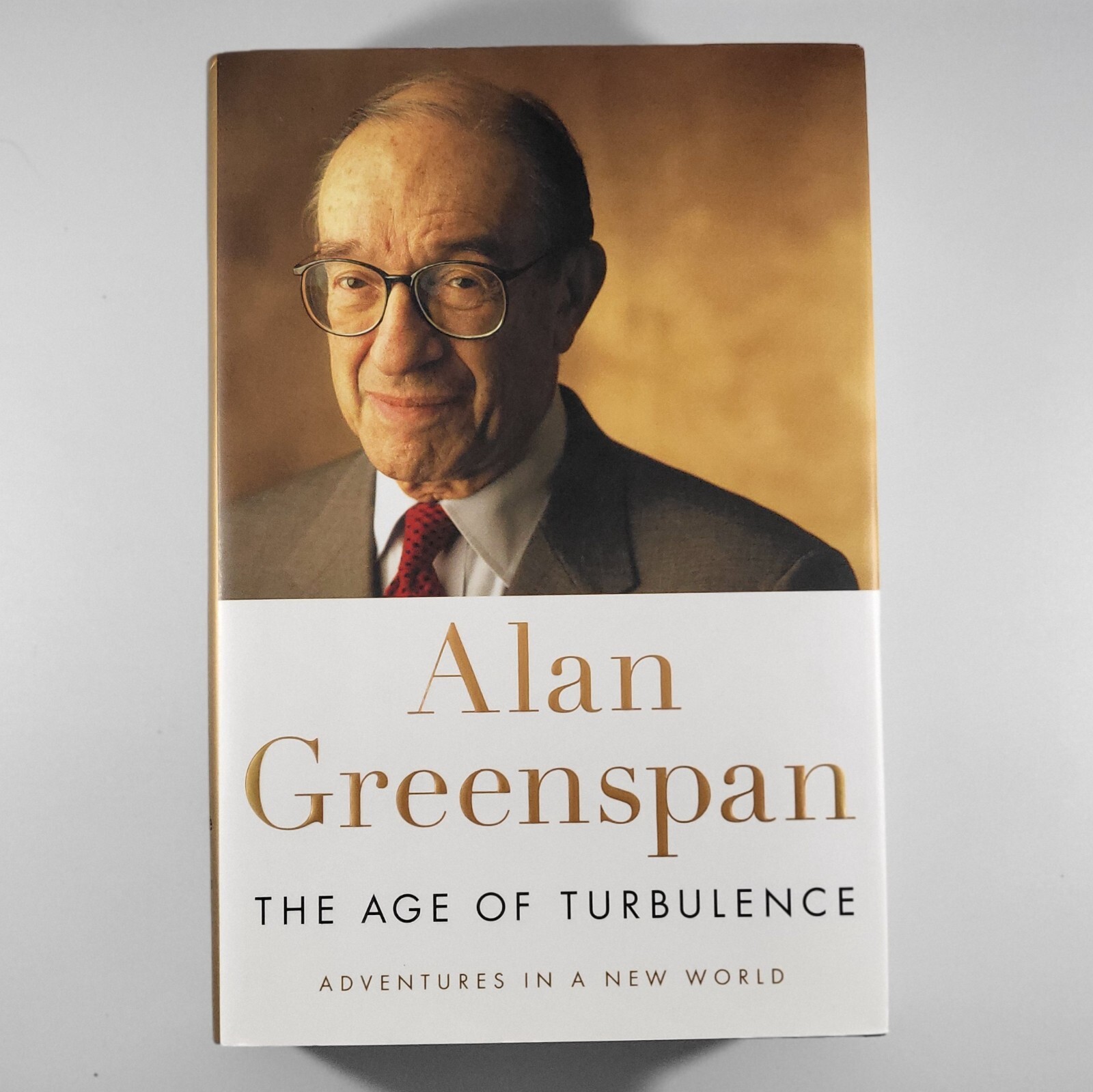 ALAN GREENSPAN The Age of Turbulence Adventures in New World SIGNED 1ST Ed HCDJ