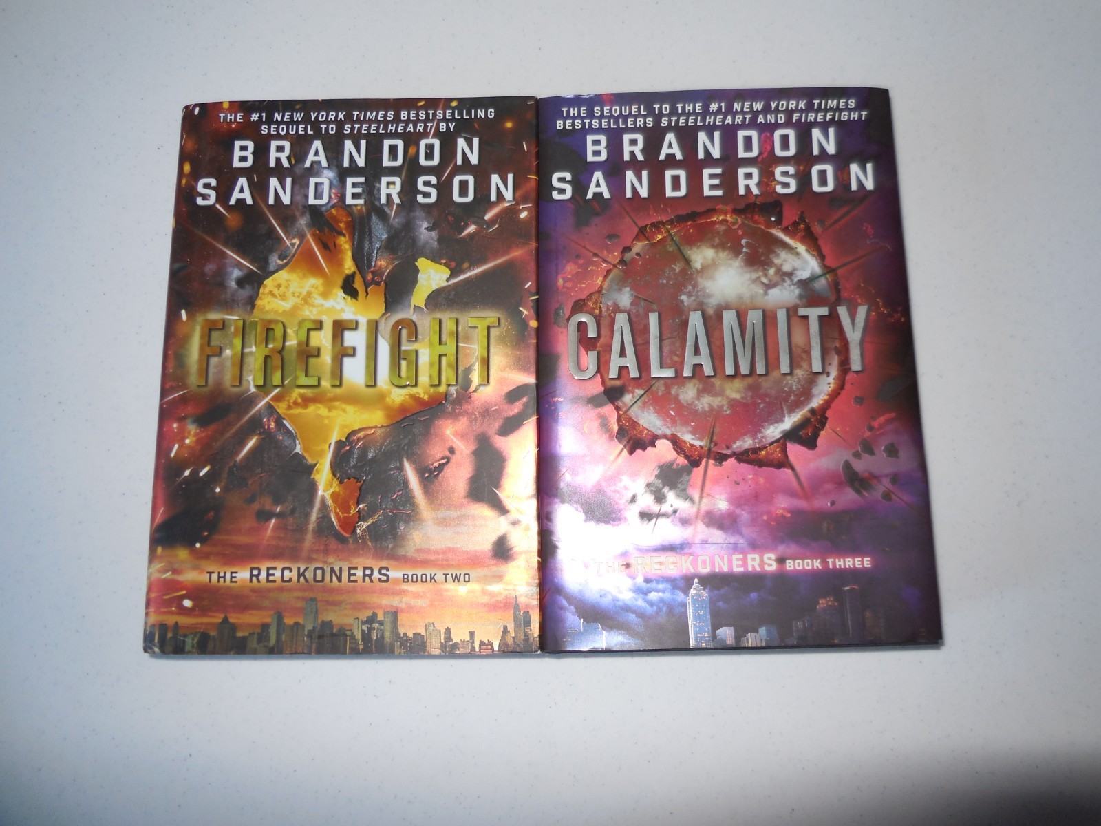 BRANDON SANDERSON 2 Hardcovers with Dust Jackets