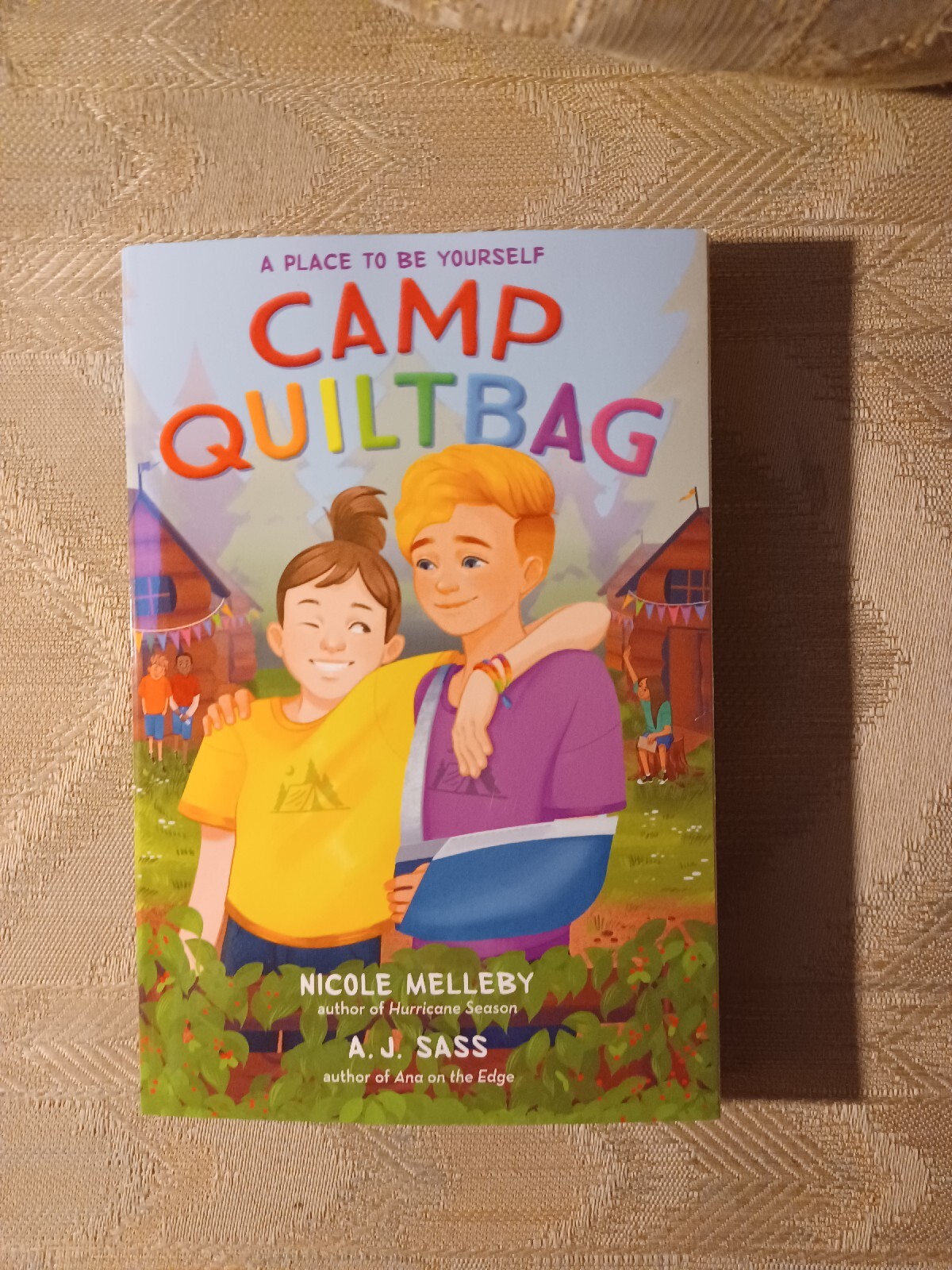 Camp Quiltbag By Nicole Melleby & A.J. Sass 2023 YA Kids Novel Ages 8-12…