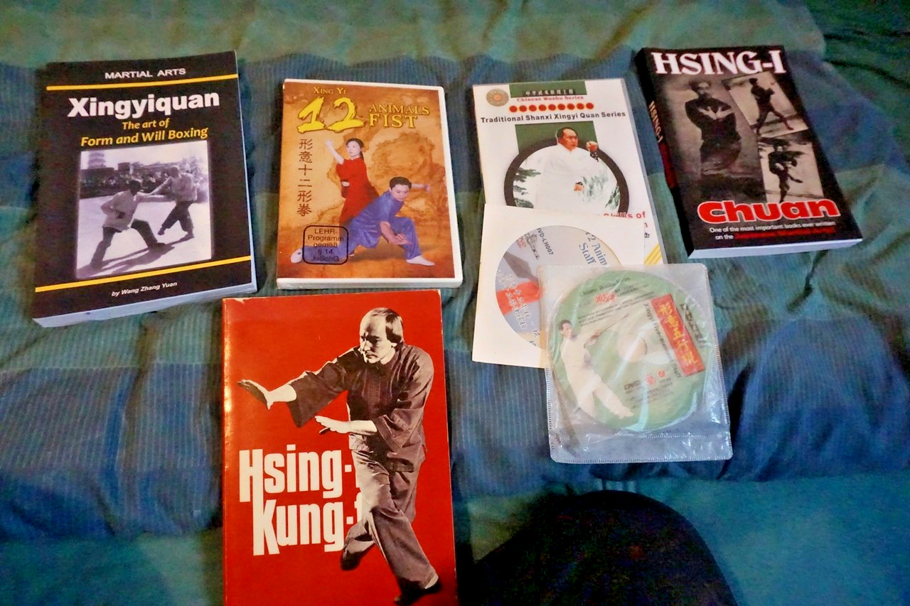 Sammlung Xing Yi (Hsing I) – DVDs, Bücher – Kung Fu, Tai Chi, Qui Gong, englisch