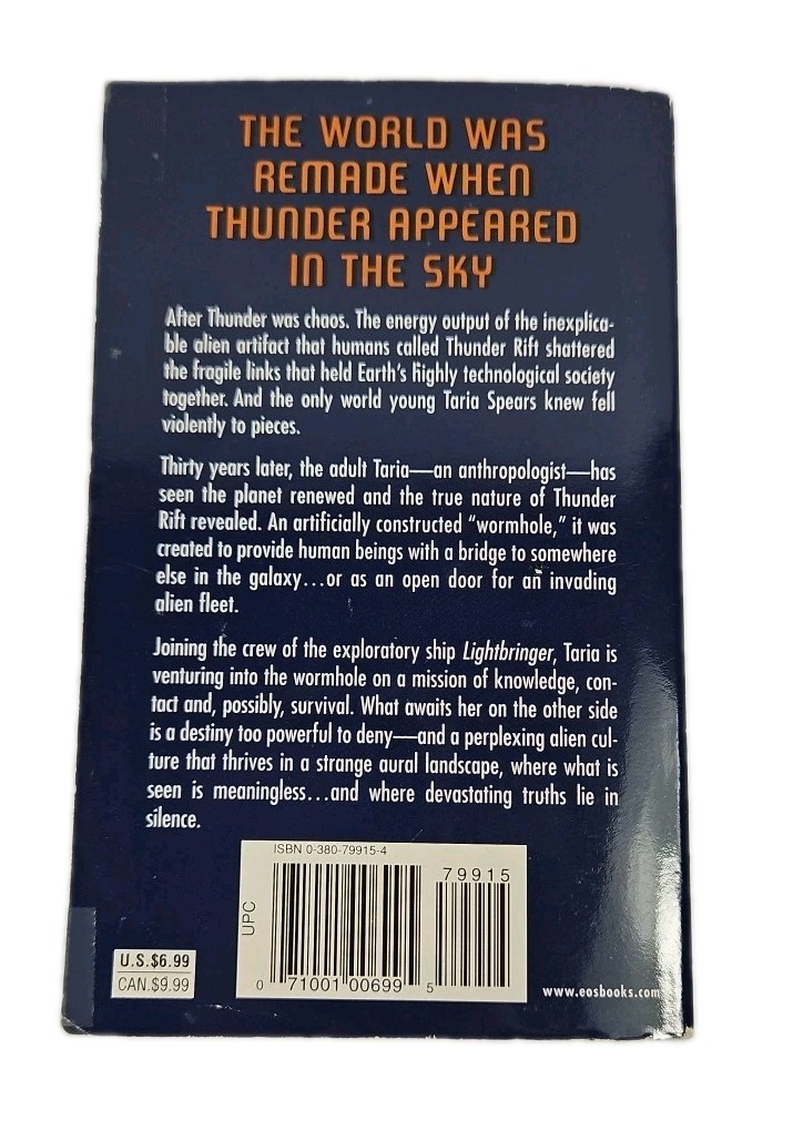 THUNDER RIFT by Matthew Farrell 1st EDITION PRINTING #1152