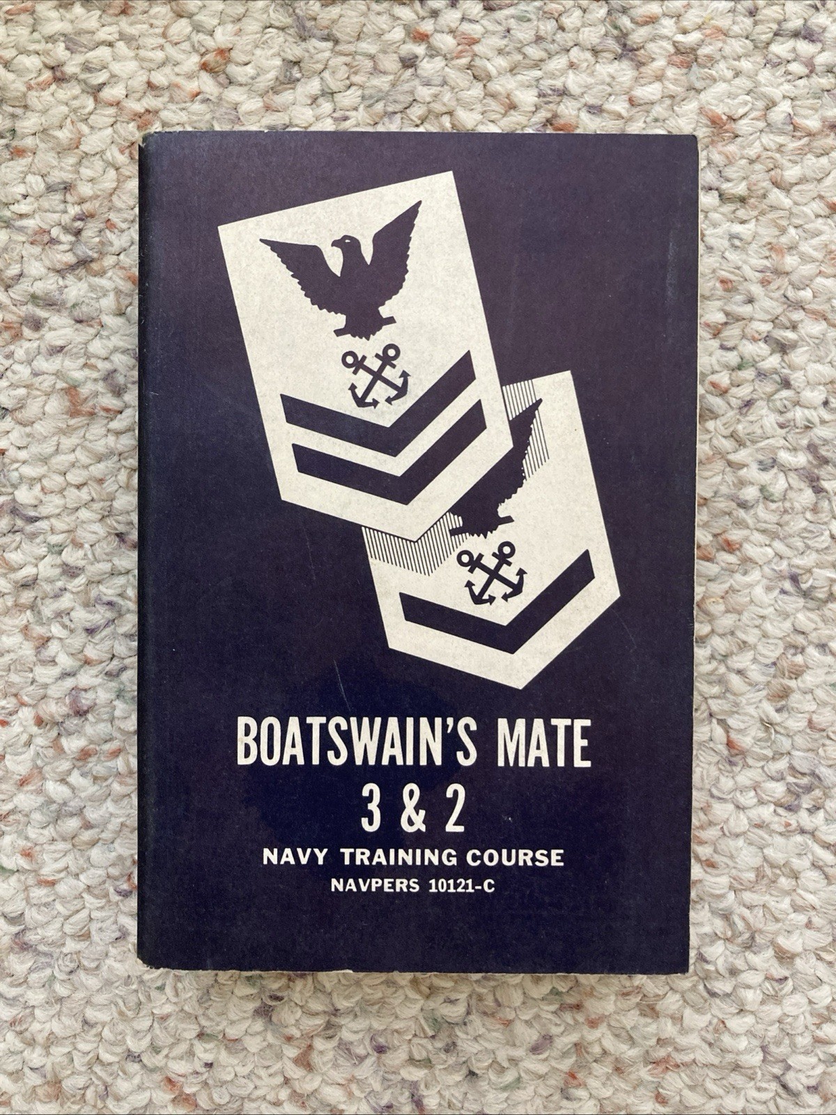 Vintage 1959 2nd Ed. Boatswain’s Mate 3 & 2 Navy Training Course NAVPERS 10121-C