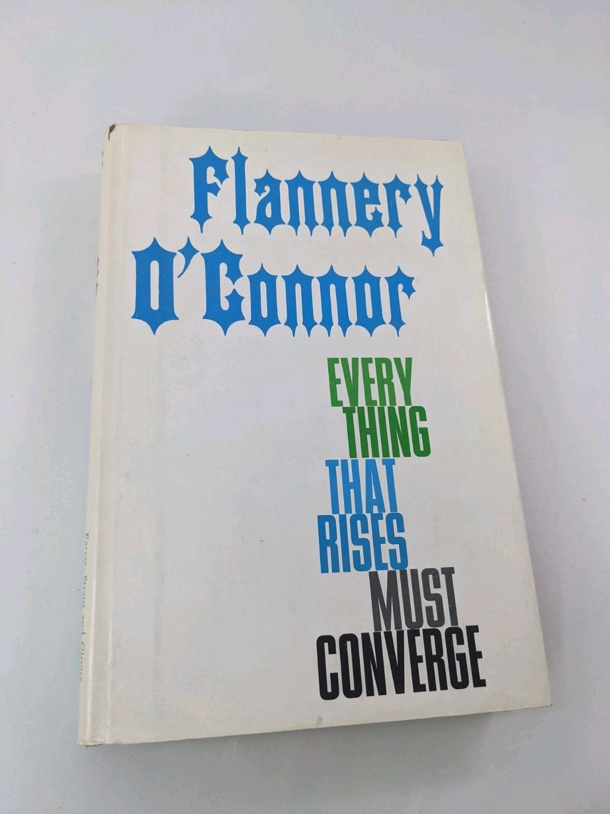 Flannery O’Connor Everything That Rises Must Converge Paperback 1980 Noonday