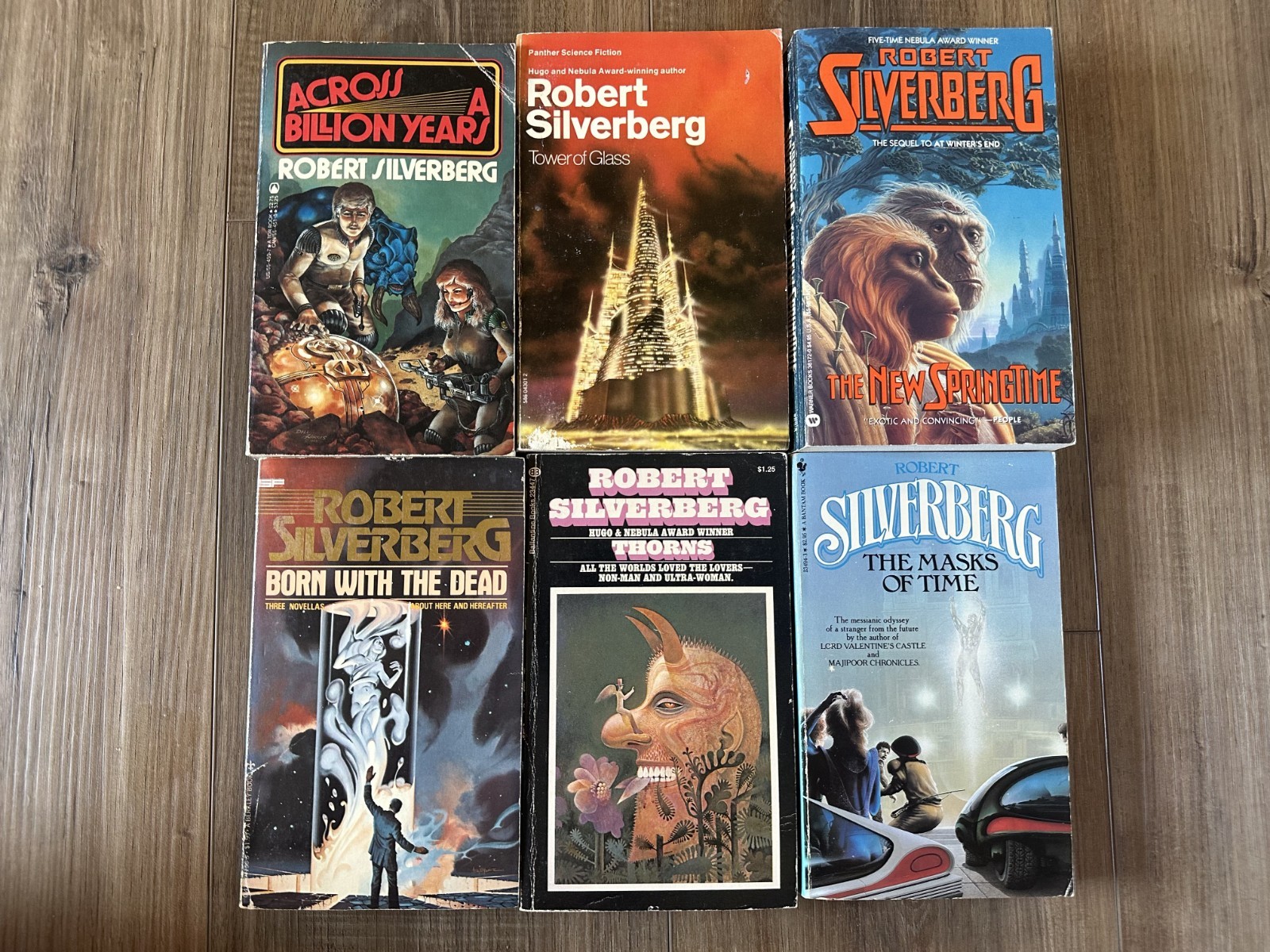 Robert Silverberg Vintage Science Fiction Sci-Fi Paperback Book Lot PB Books SF