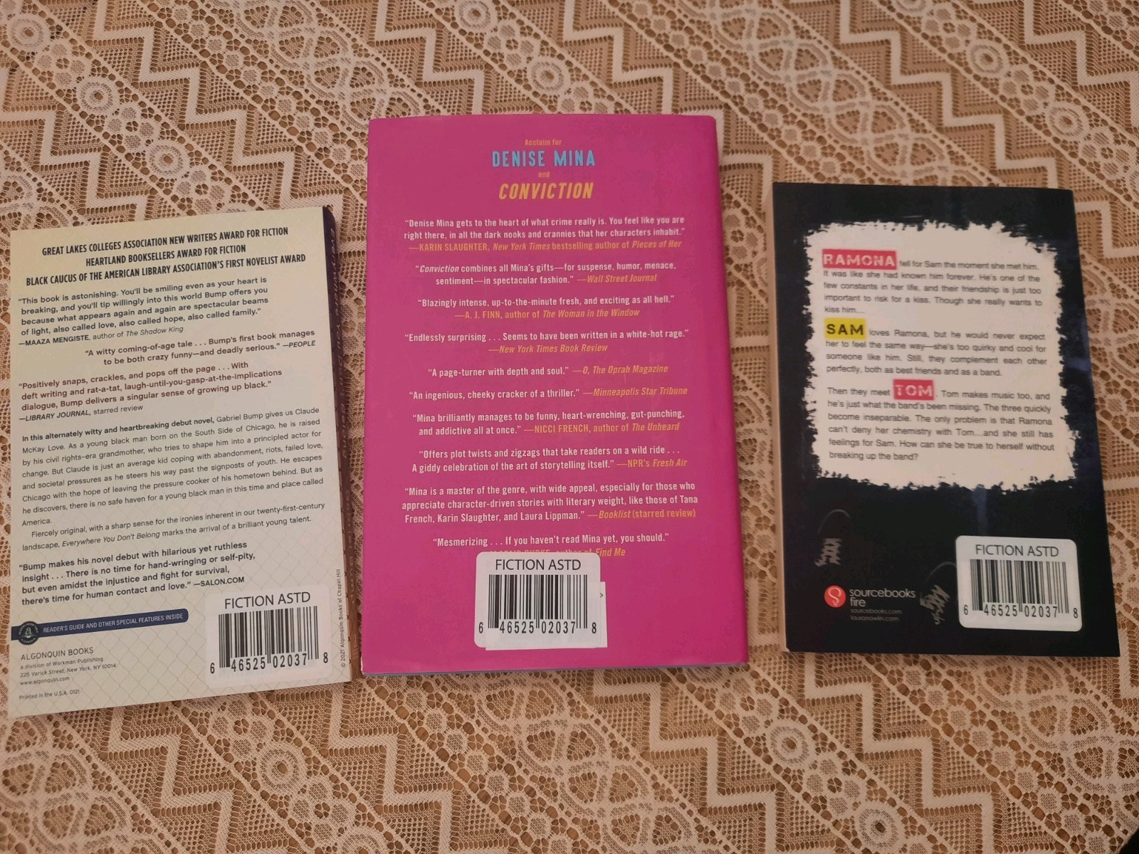 Books! Lot Of 3 Brand New books, Mixed Genre/Authors 1 Hardback 2 Paperback, FUN