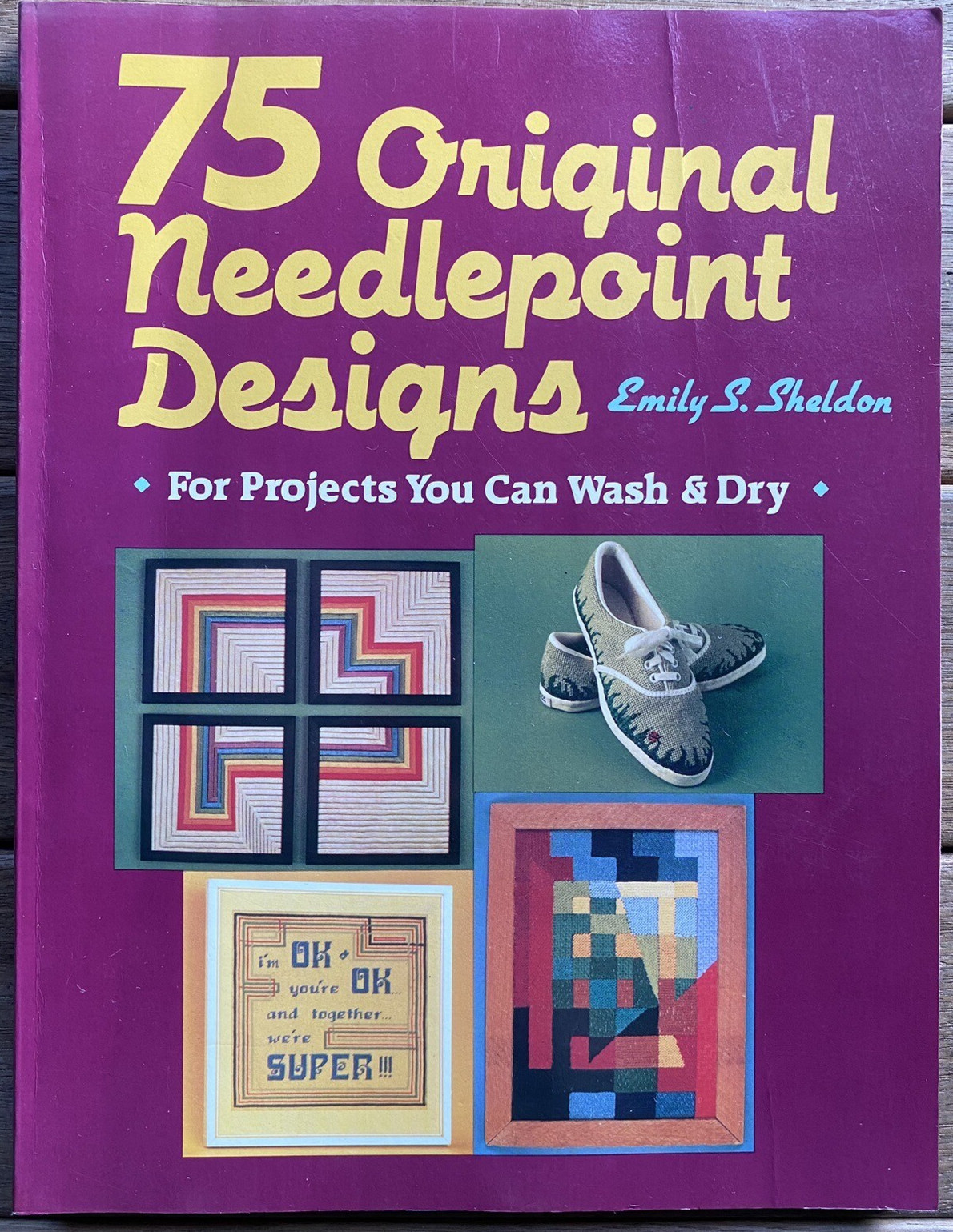 75 Original Needlepoint Designs – Emily S Sheldon (1981 Paperback) Textile Craft