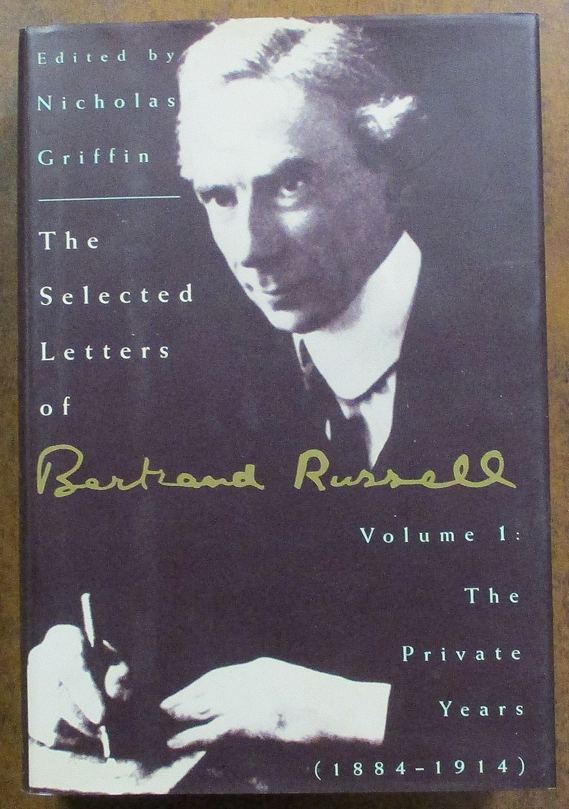 “The Selected Letters of Bertrand Russell” Volume 1 – Hardcover Book (1992)