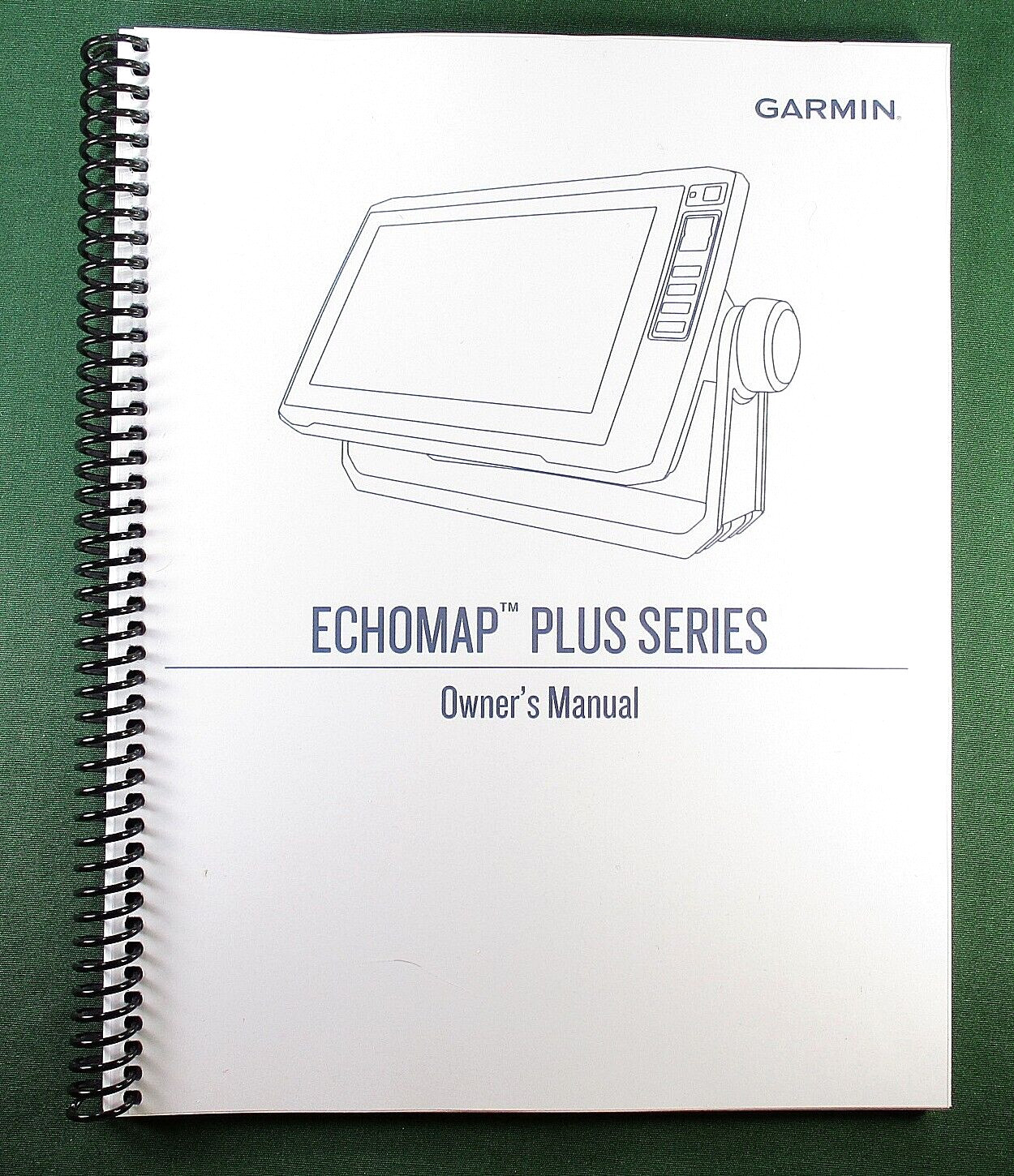 Garmin Echomap Plus 92sv Instruction Manual: Full Color 54 Pages & Clear Covers
