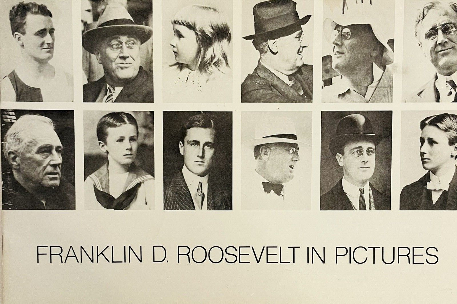 Franklin D. Roosevelt in Pictures Booklet 1983 FDR Library and Museum Paperback