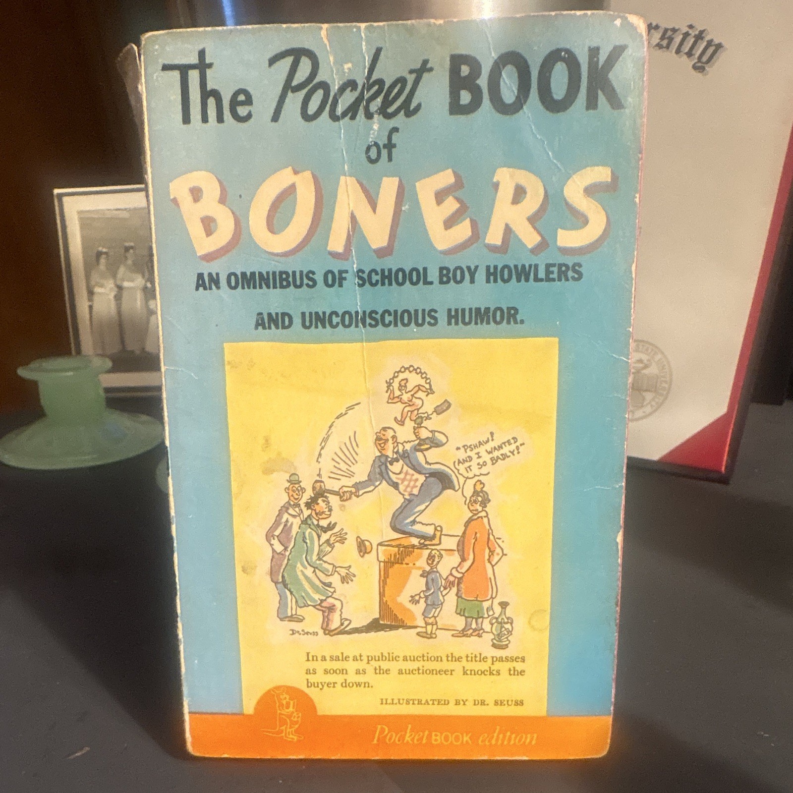 The Pocket Book of Boners 1941 Illustrated Dr. Seuss 1st Edition