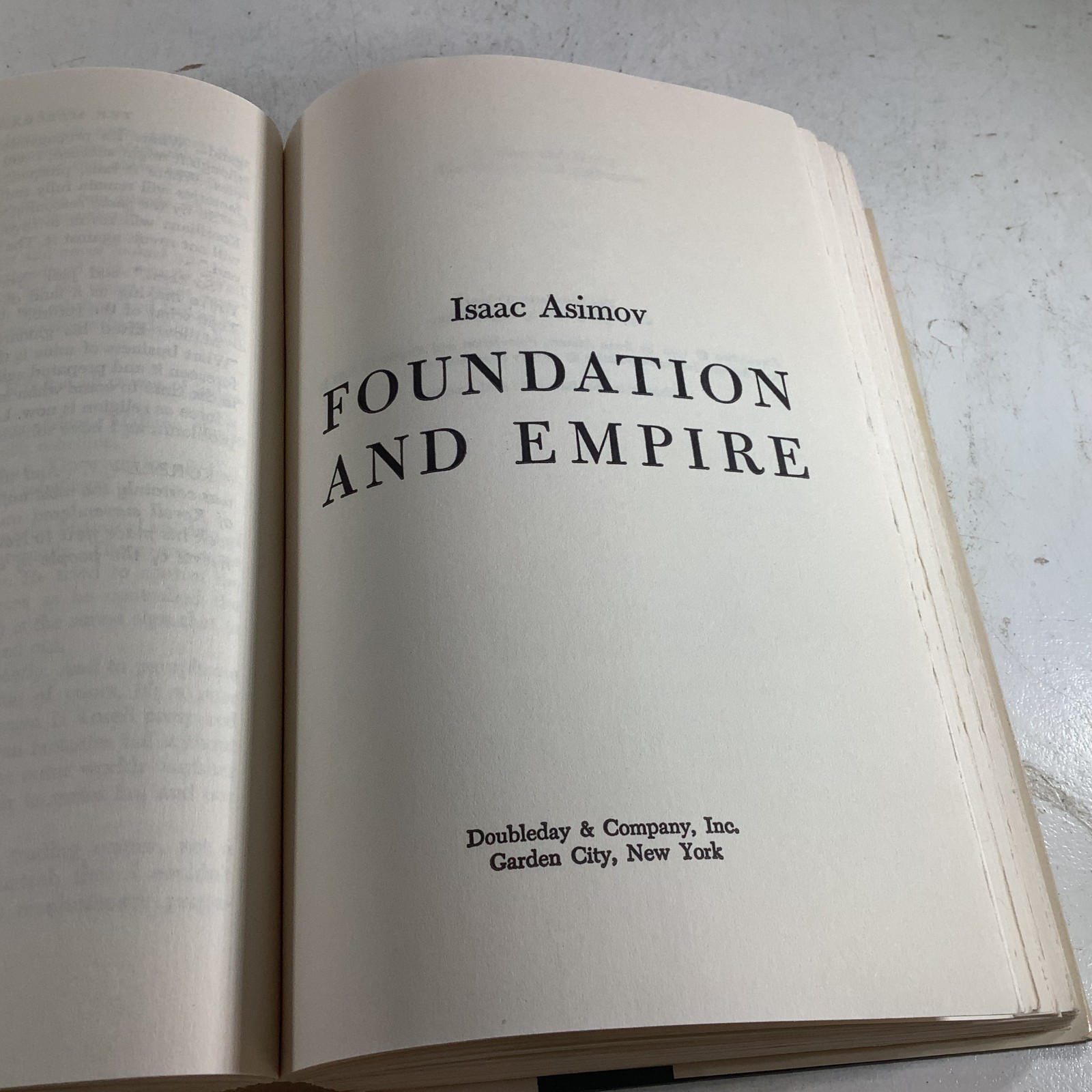 The Foundation Trilogy Isaac Asimov Doubleday Book Club Edition 1970s HC DJ VG