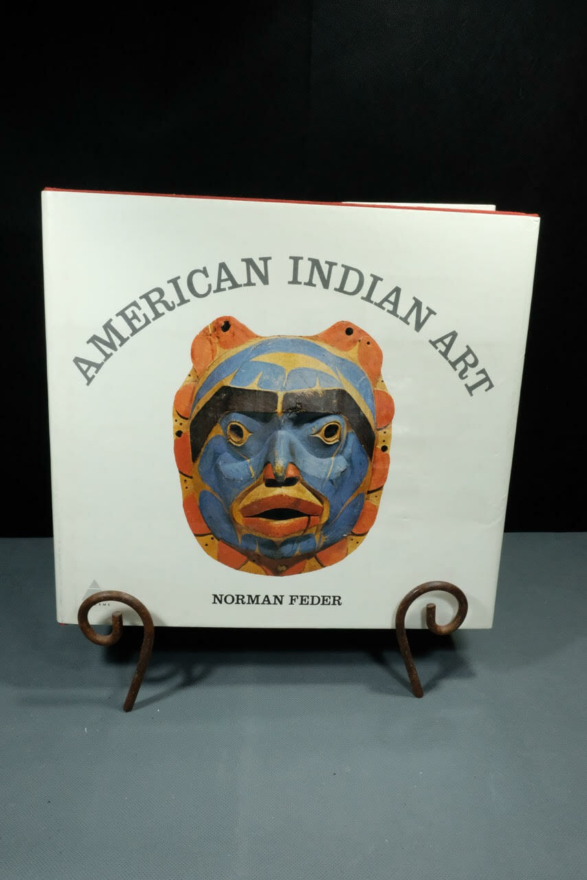 AMERICAN INDIAN ART by Norman Feder Hardback Dust Jacket 445-page Hardback Book
