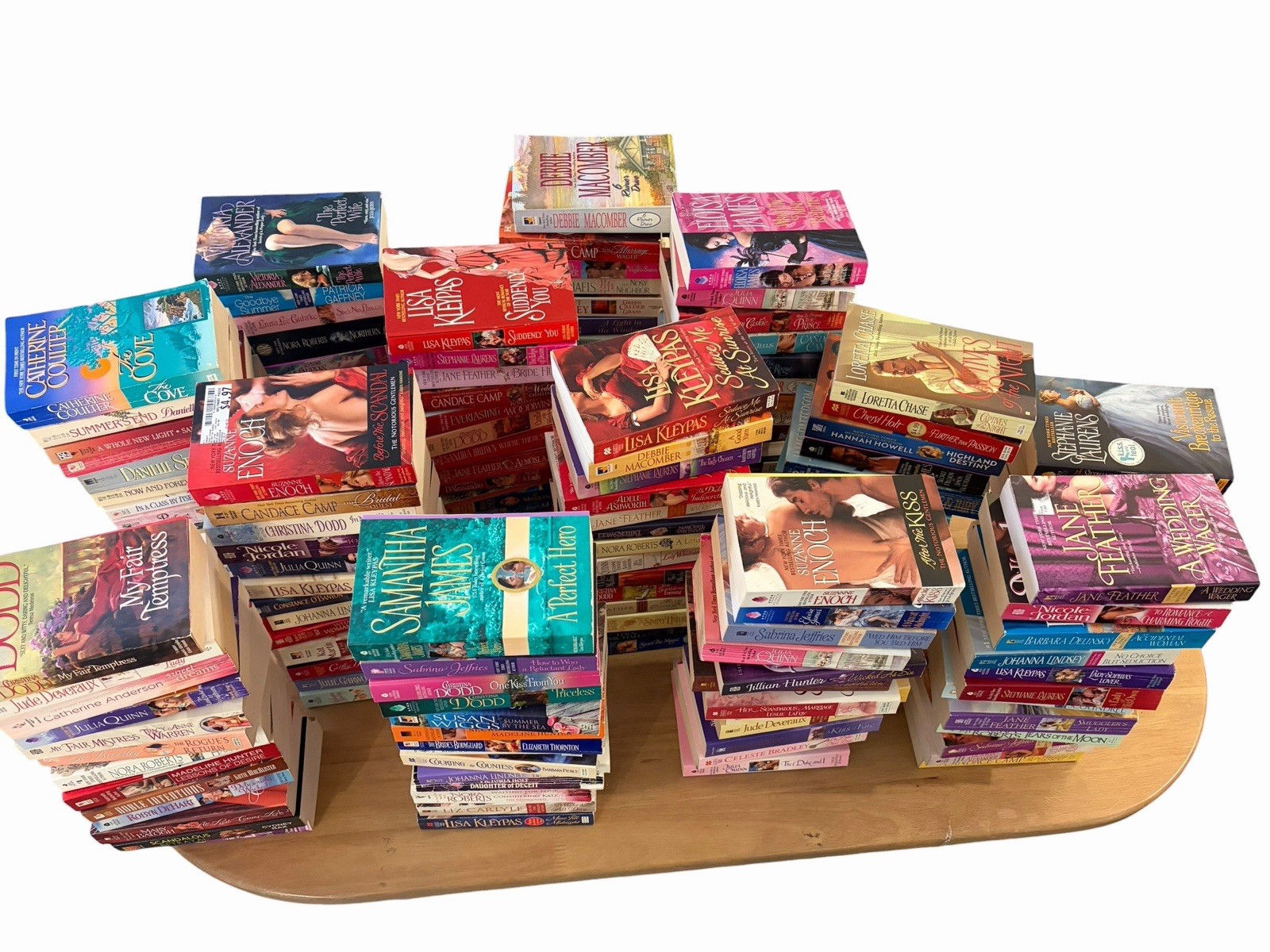 Lot of 165 Contemporary Historical ROMANCE Paperbacks Popular Author RANDOM MIX