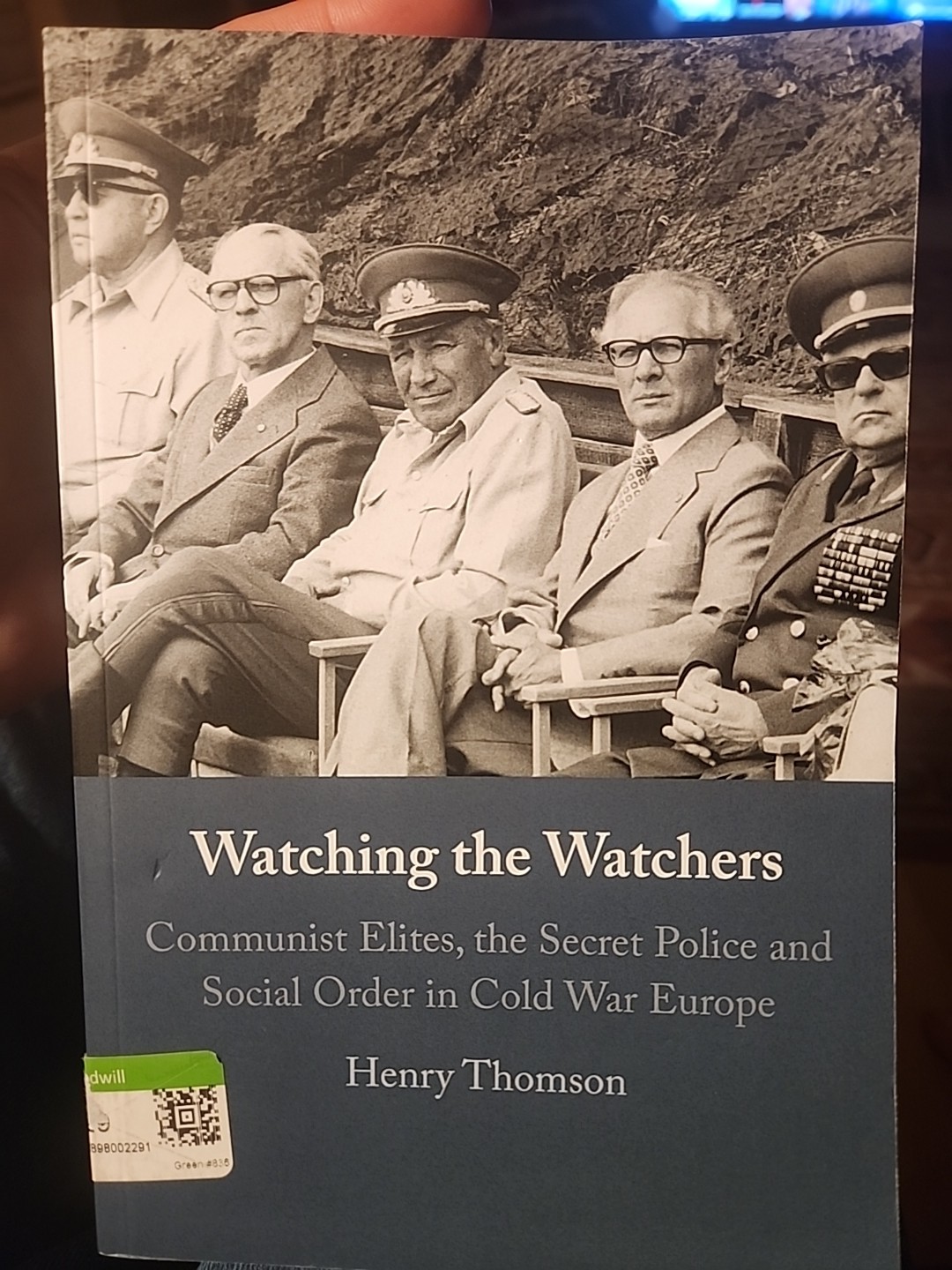 Watching the Watchers by Henry Thompson (2025, paperback) Cold War Europe