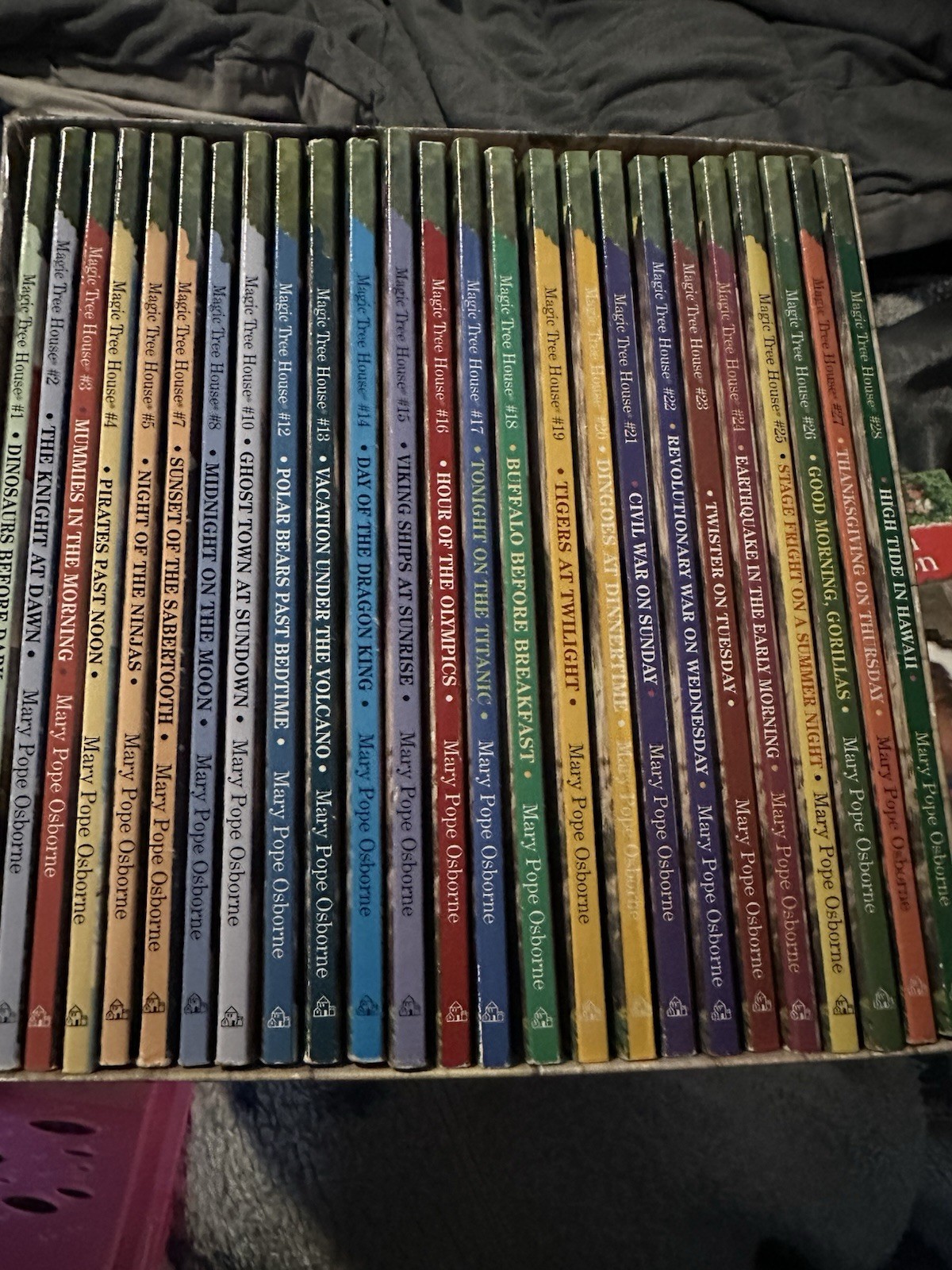 Magic Tree House Boxed Set, Books 1-28 – Paperback – VERY GOOD Plus two extra
